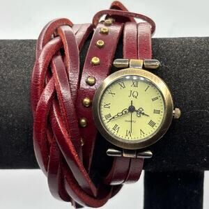 Red & Gold JQ layered Watch